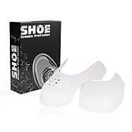 Výstuhy na pokrčené špičky topánok, biele