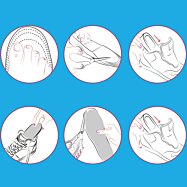 Vyvýšené vložky do topánok s penou absorbujúcou nárazy, 15 mm