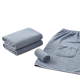 Ručník/kilt tunika do sauny a SPA – rýchloschnúci set