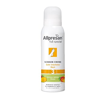 Allpresan 3® Krémová pena s 10% Urey na veľmi suchú pokožku nôh s vôňou Mango, 125 ml
