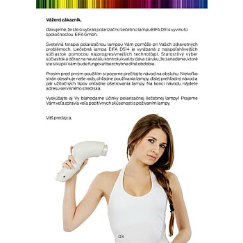 Návod k biolampe Eifa D514