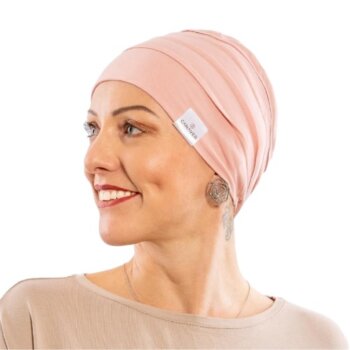 Čiapka po chemoterapii, dámska Canaver (2-vrstvová) ružová