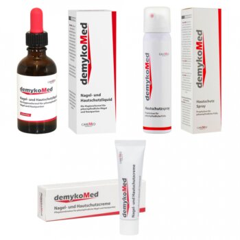 DemykoMed Set 3 výrobky roztok, sprej, krém