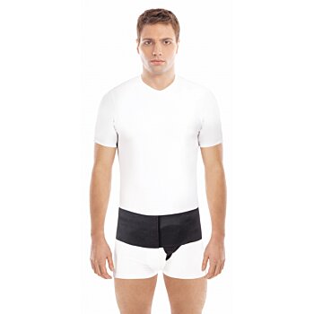 Jednostranný pás na slabinovú prietrž "AXILMAX" O-1408, ľavý, čierny