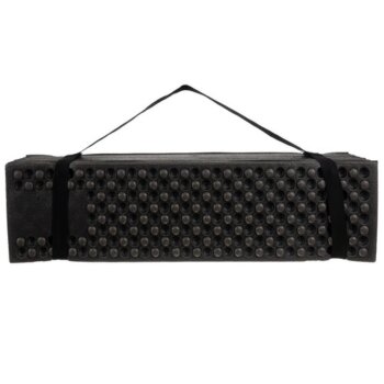 Skladacia turistická karimatka, 180 x 60 x 1 cm, čierna