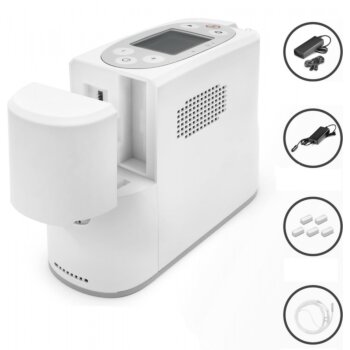 Prenosný kyslíkový koncentrátor s batériou, Kingon P2, 2 x Li-ion 6,8 Ah, 5L/min, 96%