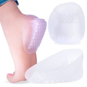 Komfortné gélové vankúšiky pre pätové ostrohy a plantárnu fasciitídu, 1 pár (2ks)