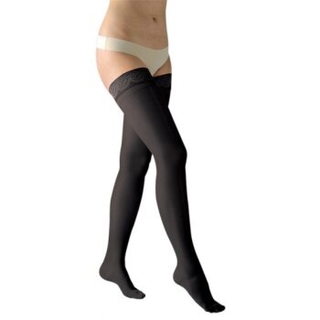 Kompresné stehenné pančuchy Avicenum 140, M, čierne