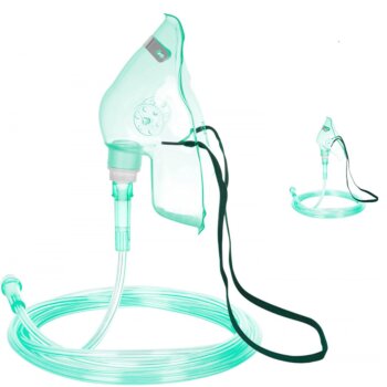 Kyslíková maska a kanyla ku kyslíkovému koncentrátoru