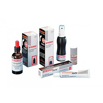 Mykored® Quatro maxi set na liečbu plesne nôh a  nechtov - 4 výrobky