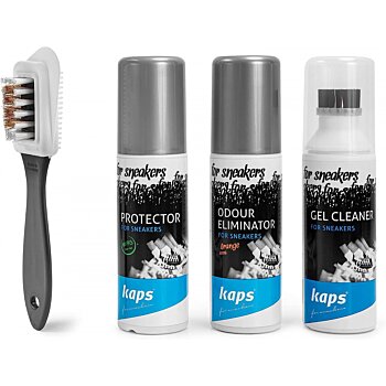 Cestovná sada na čistenie a starostlivosť o tenisky 4 ks