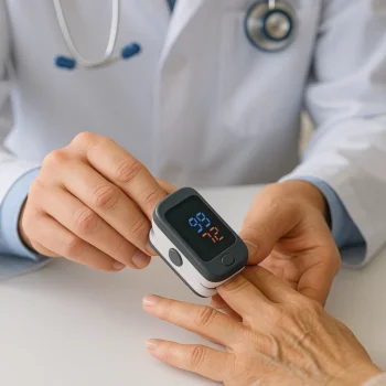 Pulzný oximeter s bluetooth na prst Bery BM1000C