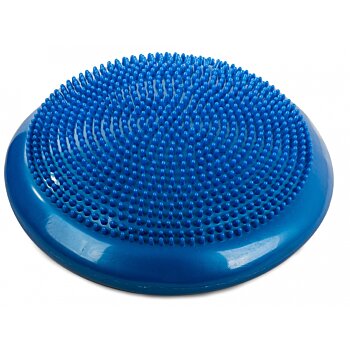 Rehabilitačno cvičebná pomôcka senzomotorický vankúš s pumpou - modrá