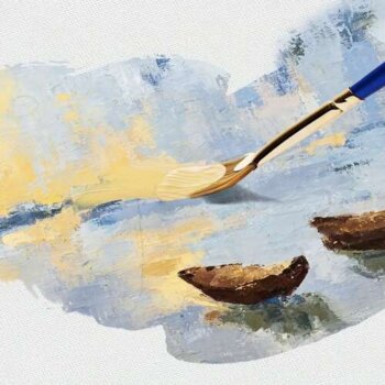 Maliarske plátno Canvas. 30 x 40 cm, 4 ks