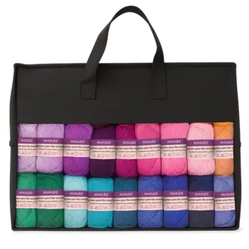 Kompletná sada na háčkovanie v taške XXL - 113 ks