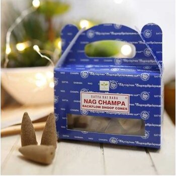 SATYA - Nag Champa Backflow vonné kužele, 24ks