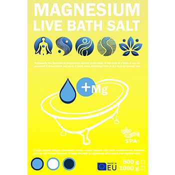 Magneziová živá kúpeľová soľ 