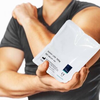 Suchý ľad studený zábal, okamžité chladenie, 100g