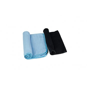 Súprava mikrovláknových utierok na čistenie a leštenie skla – Glass Gleamers, 2 ks