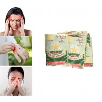 Masážna mentolová masť zlatá hviezda, Golden Star, 3 g