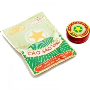 Masážna mentolová masť zlatá hviezda, Golden Star, 3 g