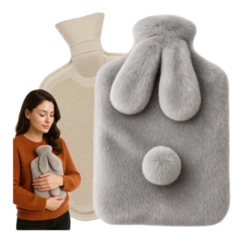 Termofor v plyšovom návleku, zajačik  - 1800 ml