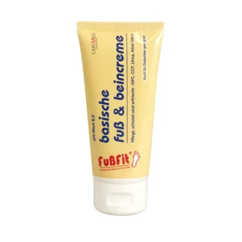 Zásaditý krém na nohy s pH hodnotou 8,0 pre diabetikov Fußfit