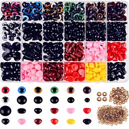 Mega súprava očí a nosov na plyšové hračky - 1040 ks