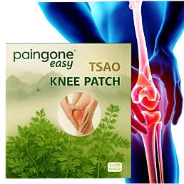 Prírodná bylinková náplasť na bolesť kolena – hrejivá úľava, 10 ks