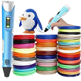 Kreatívne 3D pero pre deti + 300 m farebných náplní