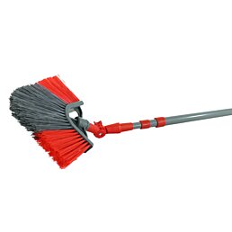 Náhradná hlavica pre trojuholníkovú metlu – červená, s kĺbom - Náhľad