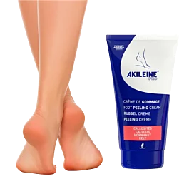 Peelingový krém pre hladkú pokožku nôh, Akileine Blue Pro - 150 ml - Náhľad