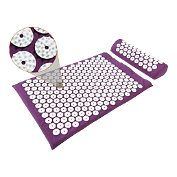 Masážna akupresúrna podložka 60 x 40 cm + vankúš - Náhľad