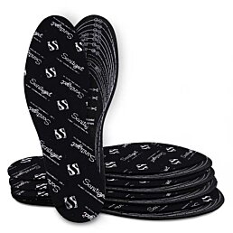Vložky do topánok s dezinfekčným antiperspirantom, SanitizedBlack (5párov), EU (32-46)