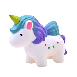 Antistresová penová hračka - farebný jednorožec