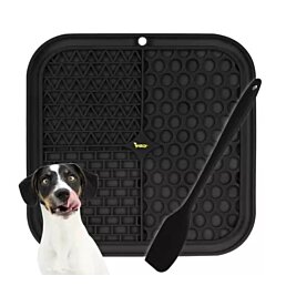 Antistresová podložka/podnos pre psa, čierna