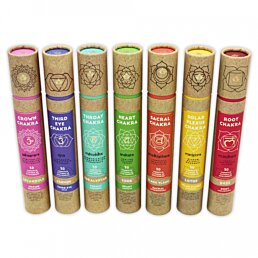 Vonné tyčinky Balanced chakra, mix vôní - 7 čakier,  7 x 30 ks (210ks)