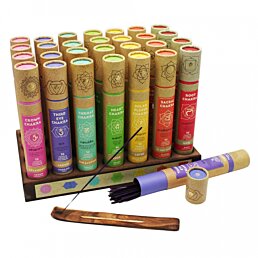 Vonné tyčinky Balanced chakra, mix vôní - 7 čakier,  7 x 30 ks (210ks) - Náhľad