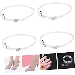 Bezfarebné silikónové remienky na lodičky, 1 pár (2ks) - Náhľad