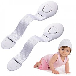 Bezpečnostná zábrana na skrine 2 ks – biela