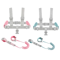 Bezpečnostný popruh s náramkami pre deti  - Náhľad