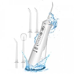 Cestovná ústna sprcha nabíjateľná s 5mi nádstavcami, WhySmile HF-2