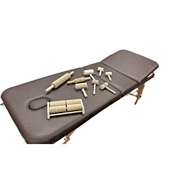 Drevený masážny ručný valček, 23 x 6 x 5 cm