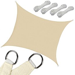 Vodeodolná  záhradná slnečná clona/plachta s UV ochranou 4x3m