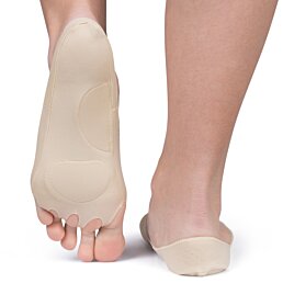 Dámske ponožky do balerín s pätovými vankúšikmi, 1 pár (2ks)