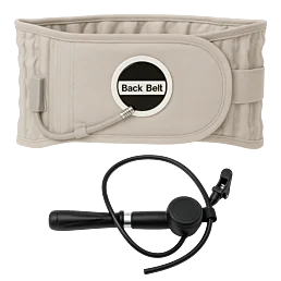 Dekompresný trakčný bedrový pás na podporu chrbtice