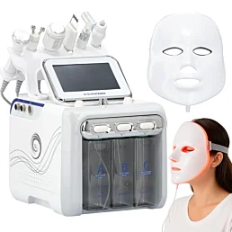 Zariadenie na hydradermabráziu 7 v 1 s LED maskou