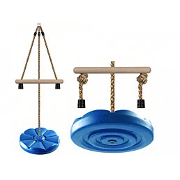 Detská záhradná hojdačka Disc Swing, 30 cm, modrá - Náhľad