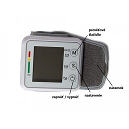 Digitálny tlakomer YX-101, biely - Náhľad