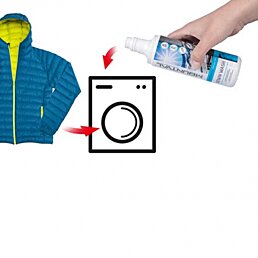 Prací prostriedok pre turistické páperové oblečenie a doplnky, Down Wash, 300ml - Náhľad